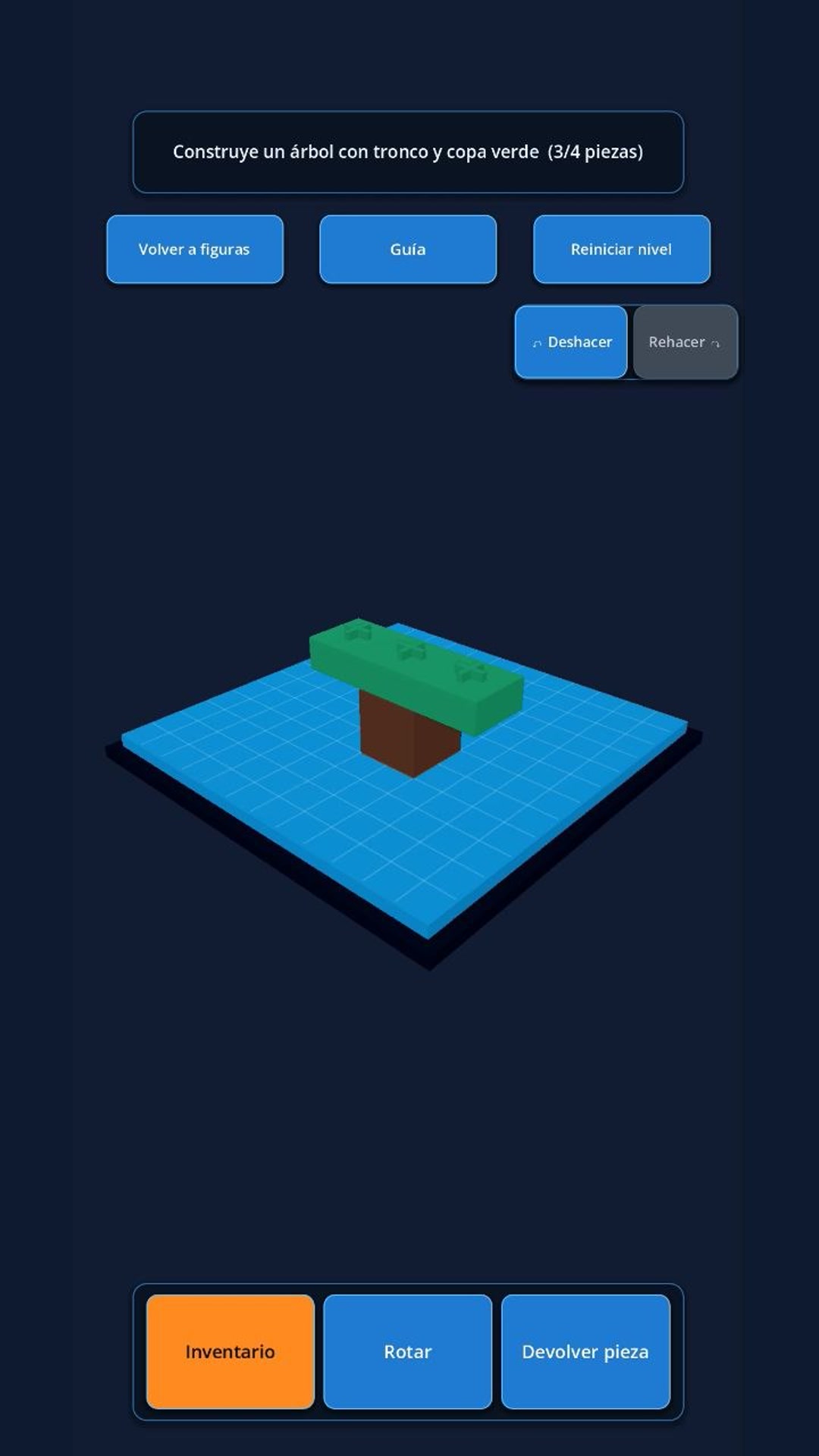 Construye en 3D: Coloca, gira y conecta cada pieza